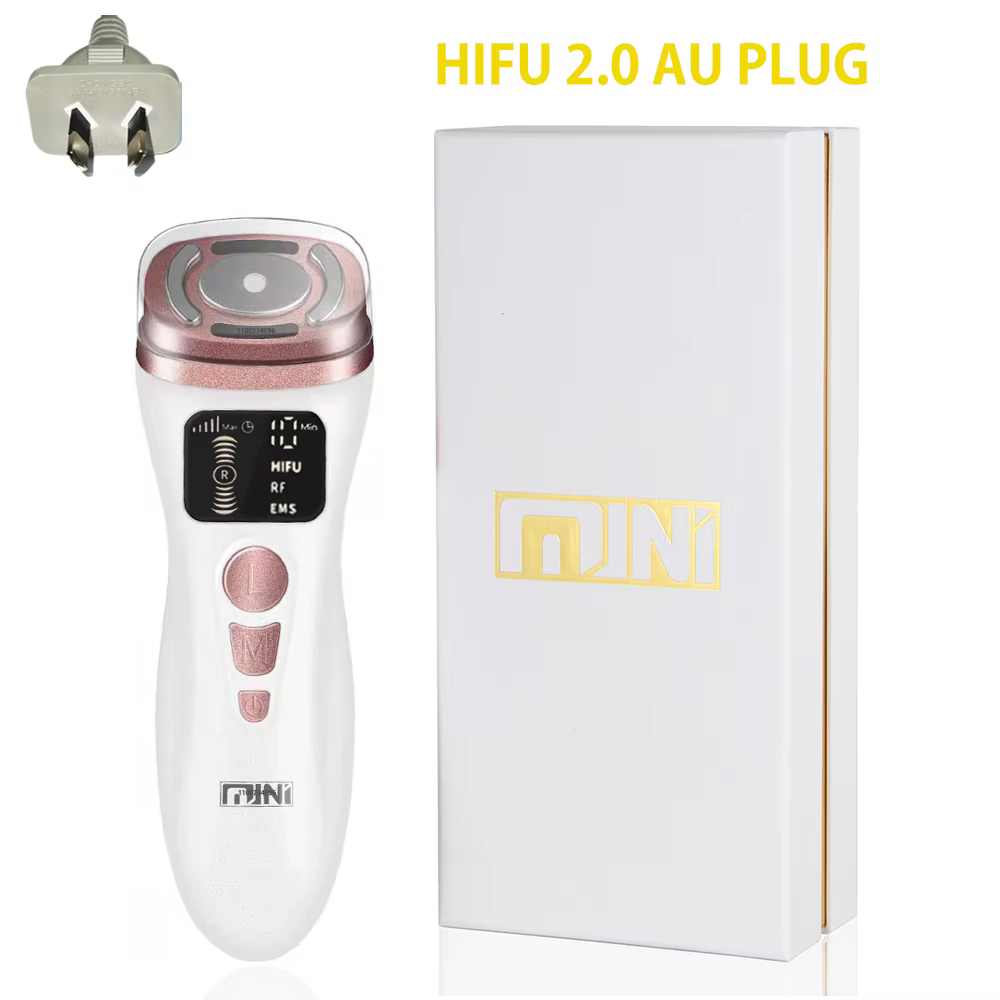 2.0 Mini HIFU Machine soins de la peau du visage EMS microcourant pour le raffermissement de la peau