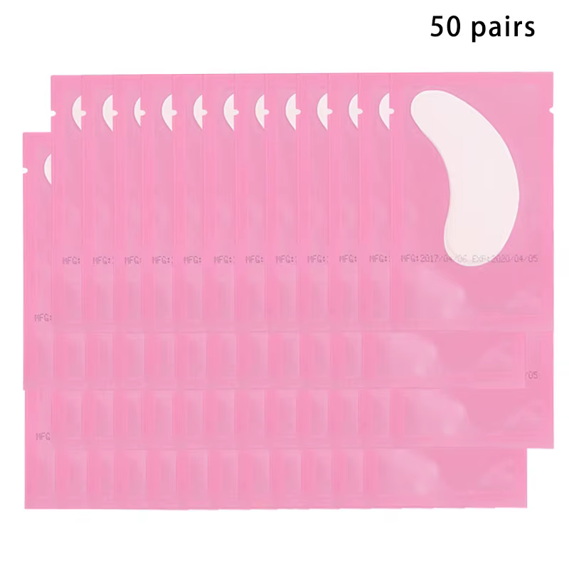 Patchs pour les yeux en Gel Hydrogel, pour Extension de cils, masque d'extension de cils, maquillage