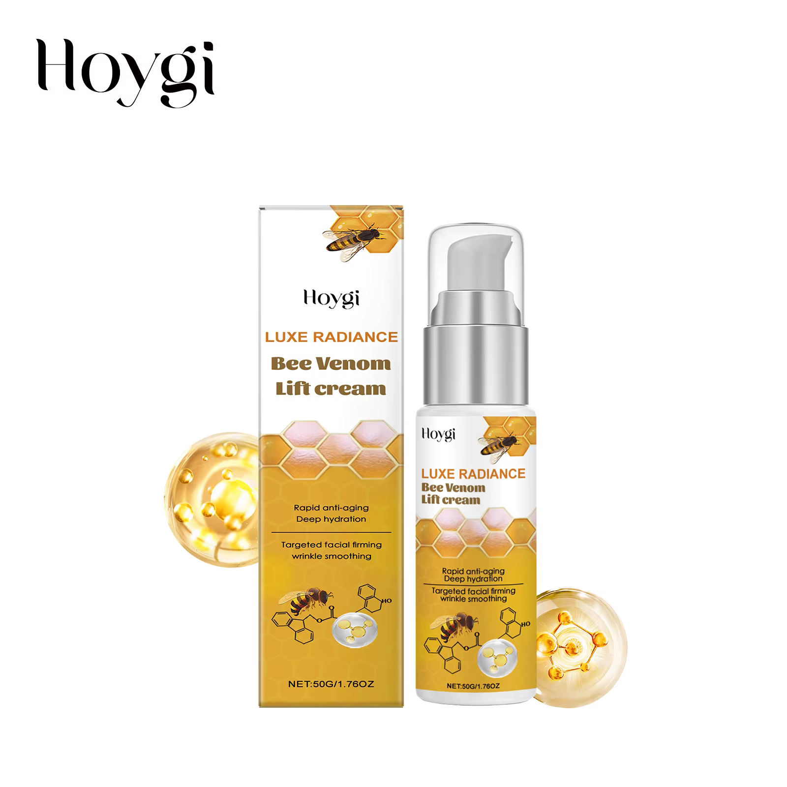 Crème au venin d'abeille pour le visage, élimine les rides, Lifting, raffermissant, améliore l'affai