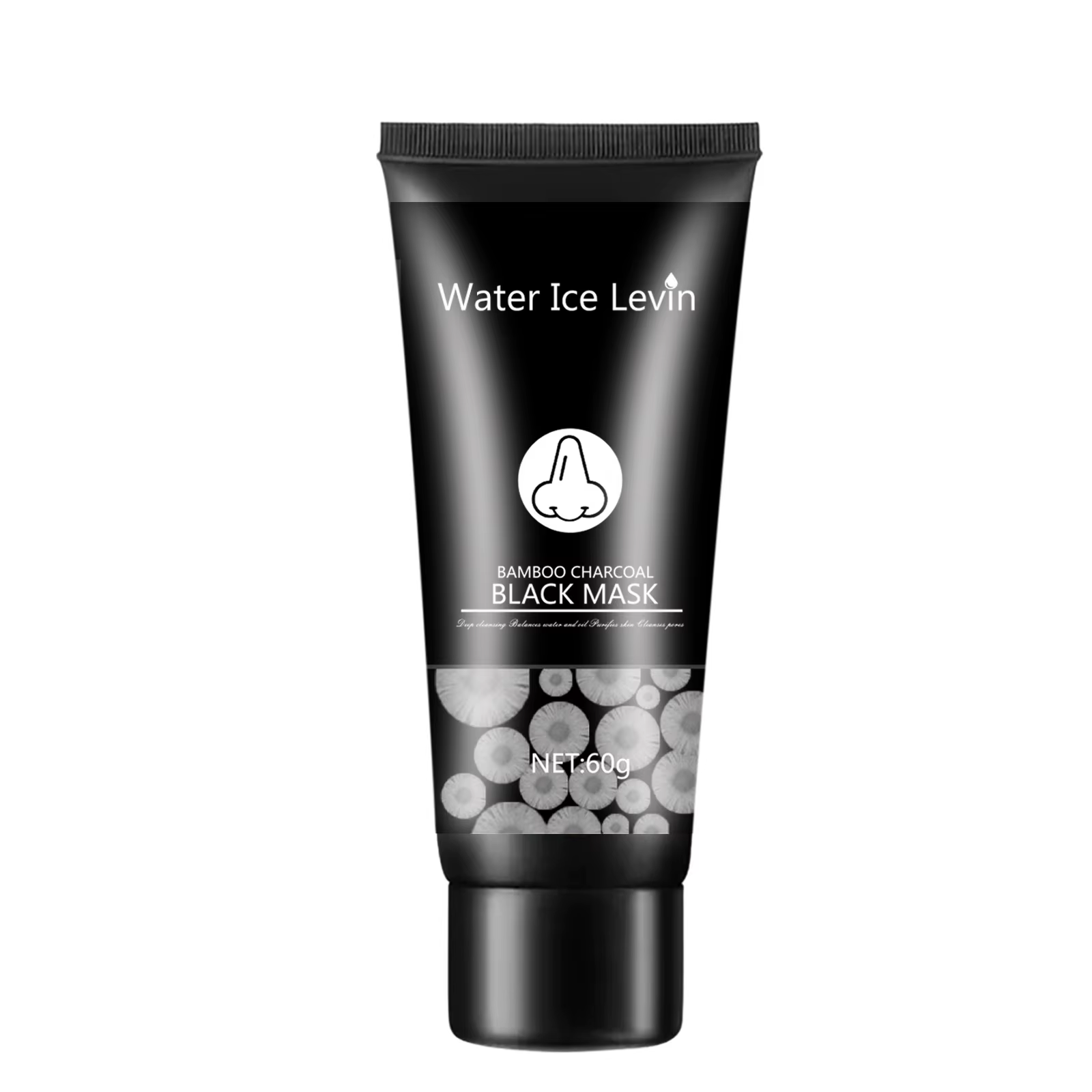 Masque nettoyant noir au charbon de bambou, nettoie les pores, masque peel-off, hydrate le visage, n