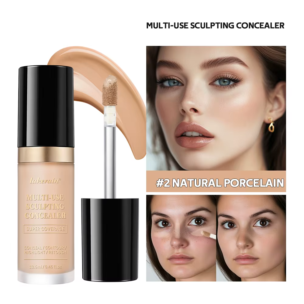 Fond de teint correcteur crème multi-usage sans huile longue durée couverture hydratante Contour sur