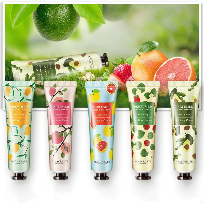 Ensembles de crème pour les mains fleuri fruitée, hydratant, nourrissant, Anti-âge, réparateur, soin