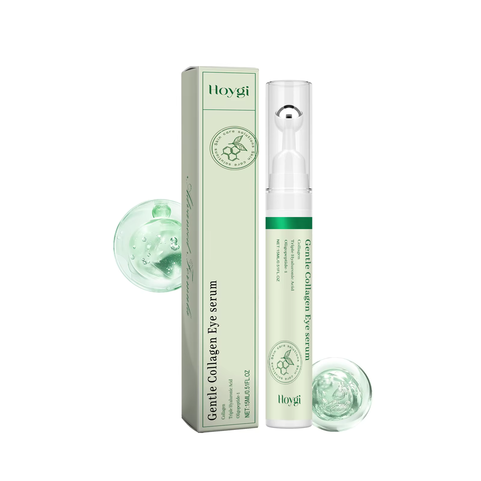 Sérum pour les yeux au collagène, crème Anti-cernes, sacs pour les yeux, réparation bouffante, éclai