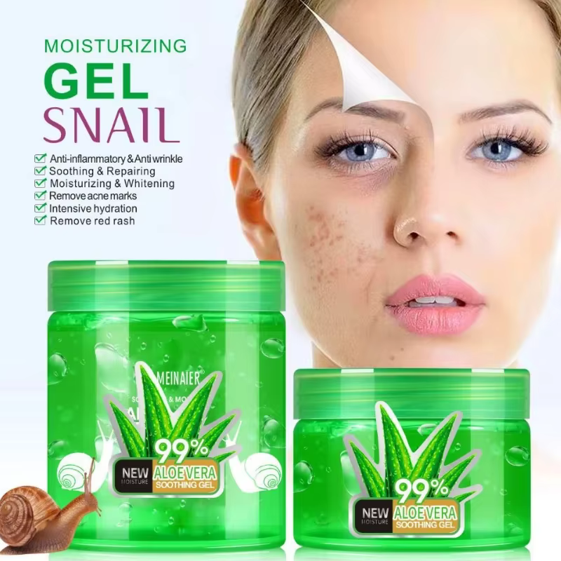 Gel d'aloe Vera naturel pour le visage, crème de soin pour le visage, hydratante en profondeur, revi