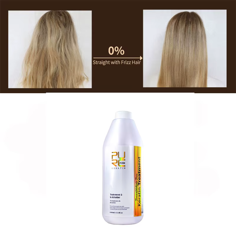 PURC – traitements professionnels brésiliens à la kératine pour le cuir chevelu, lissage et lissant,