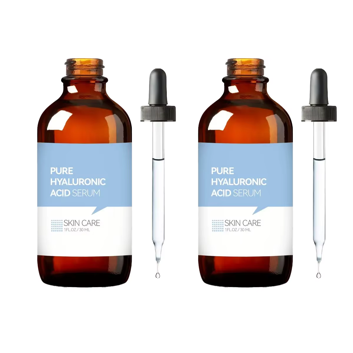 Liquide d'essence d'acide hyaluronique pur, 2 pièces, liquide de soin hydratant très efficace pour l