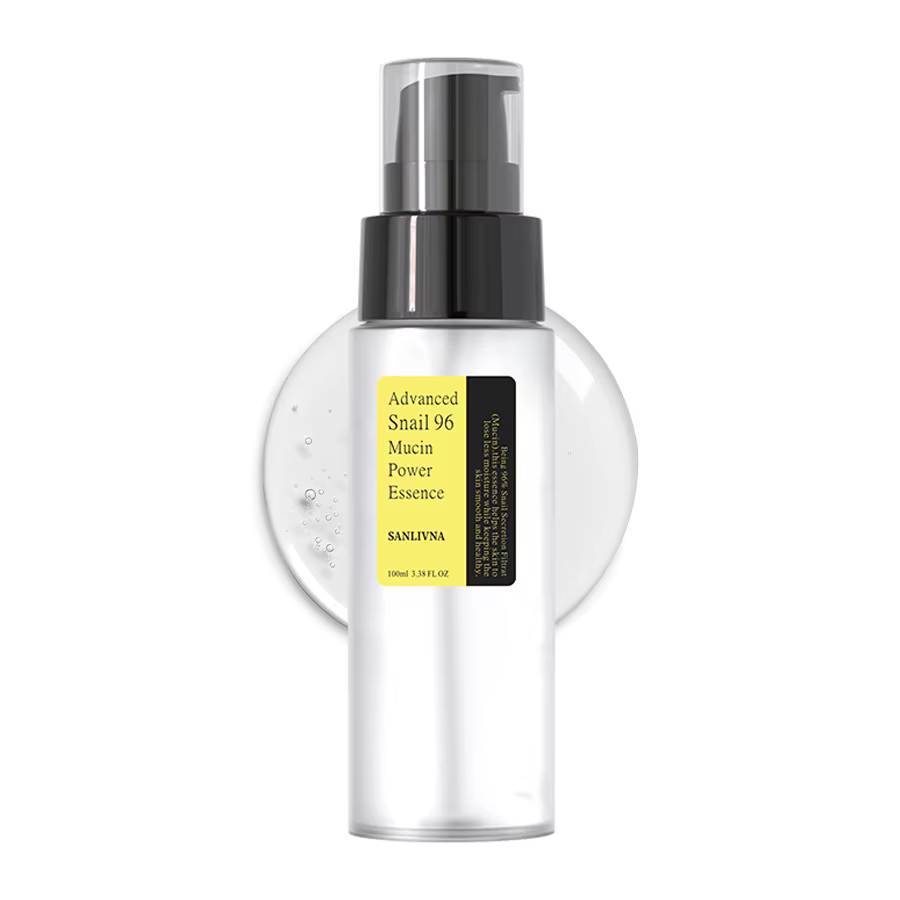 Essence faciale au mucus d'escargot 96% : réduit les ridules, nettoie en profondeur les impuretés du