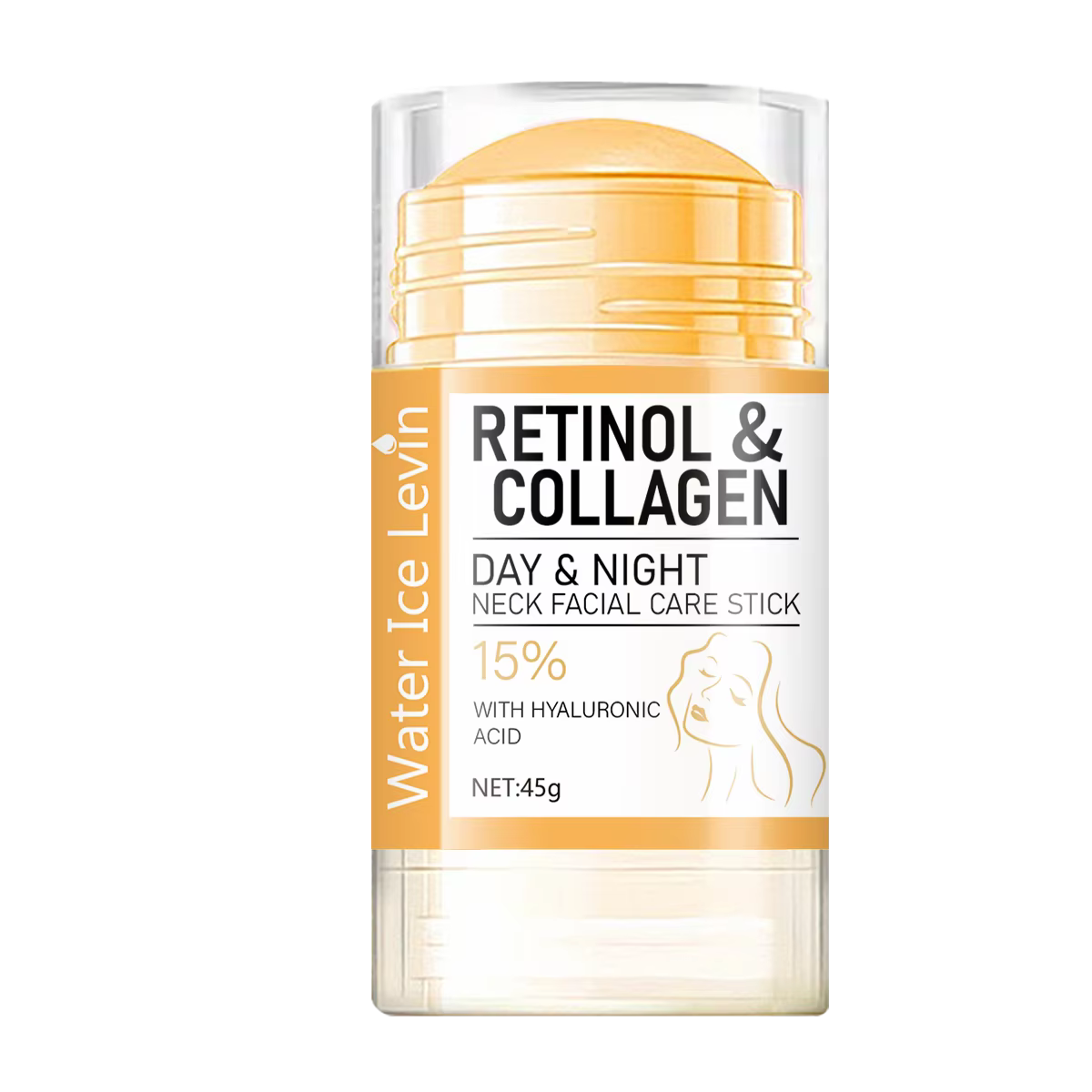 Crème pour le visage au rétinol et au collagène, liftante du cou, peau raffermissante et hydratante,