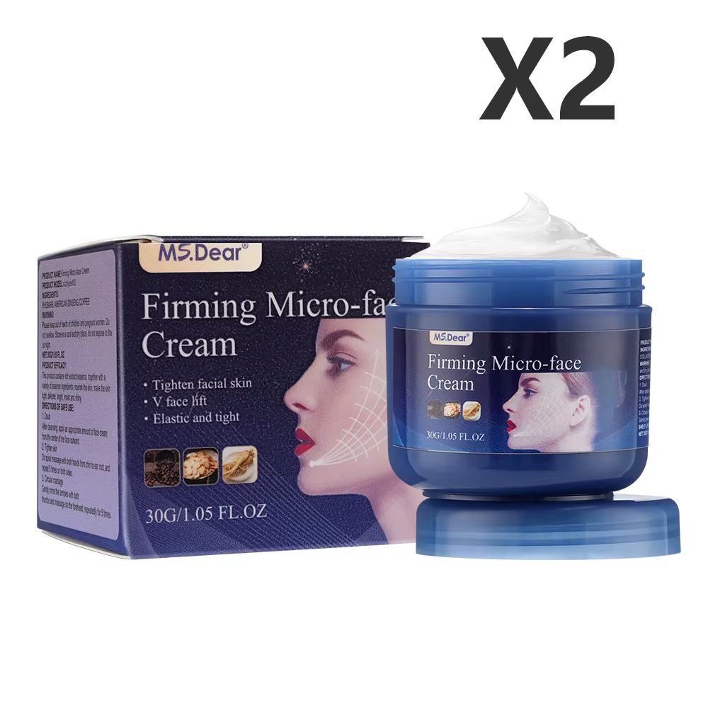 Micro crème raffermissante pour le visage, hydratant, raffermit la peau, élimine le double ruisseau,