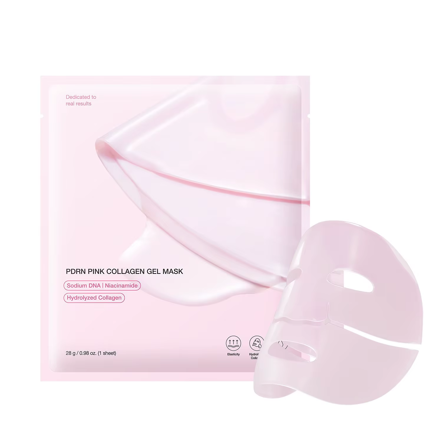 Masque au collagène de nuit, masque facial PDRN au salon, pour lueur en verre, élasticité de la peau