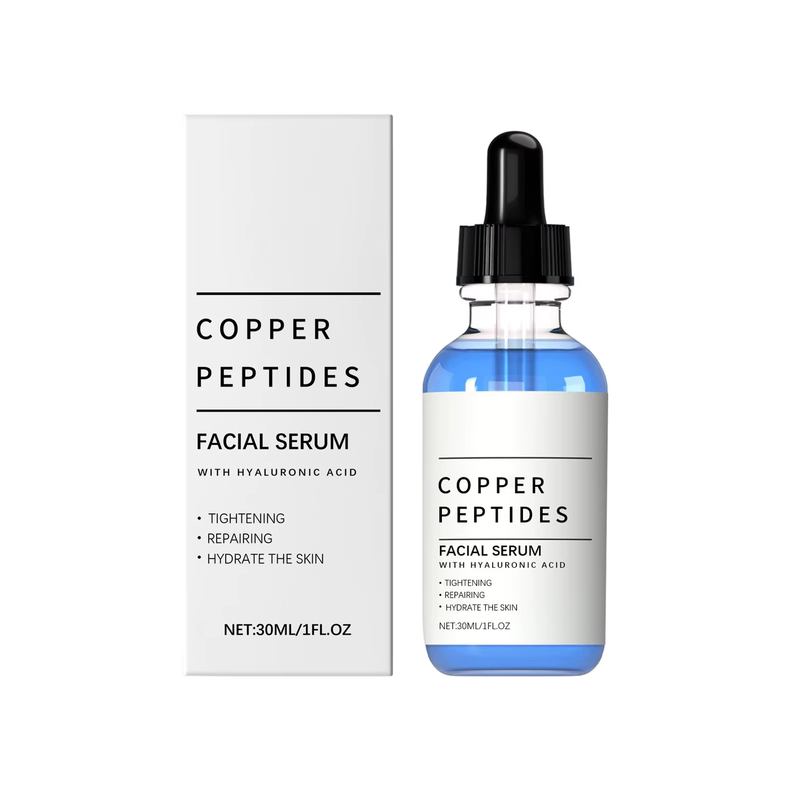 Sérum Peptide de cuivre Anti-rides, raffermissant, rajeunissant, Lifting, raffermissant, hydratant, 