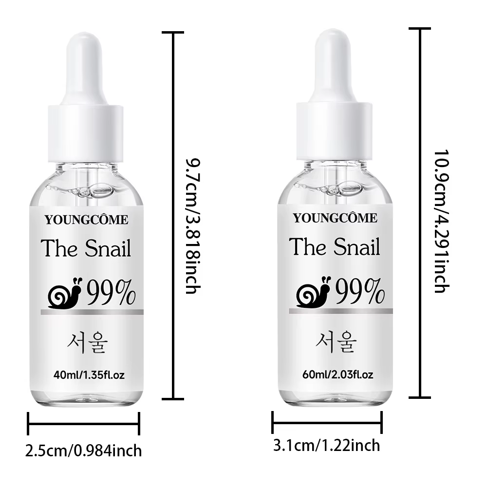 Sérum visage apaisant à l'essence d'escargot, tout-en-un, soin hydratant et hydratant pour la peau