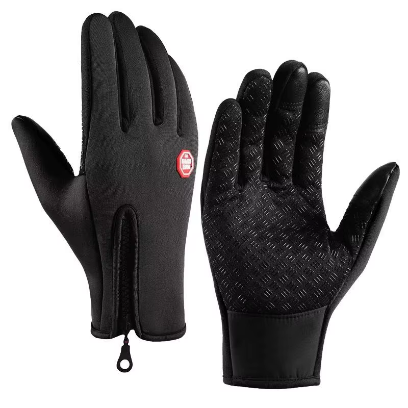 Gants d'hiver pour hommes imperméables coupe-vent froid gants snowboard moto conduite chaude écran t