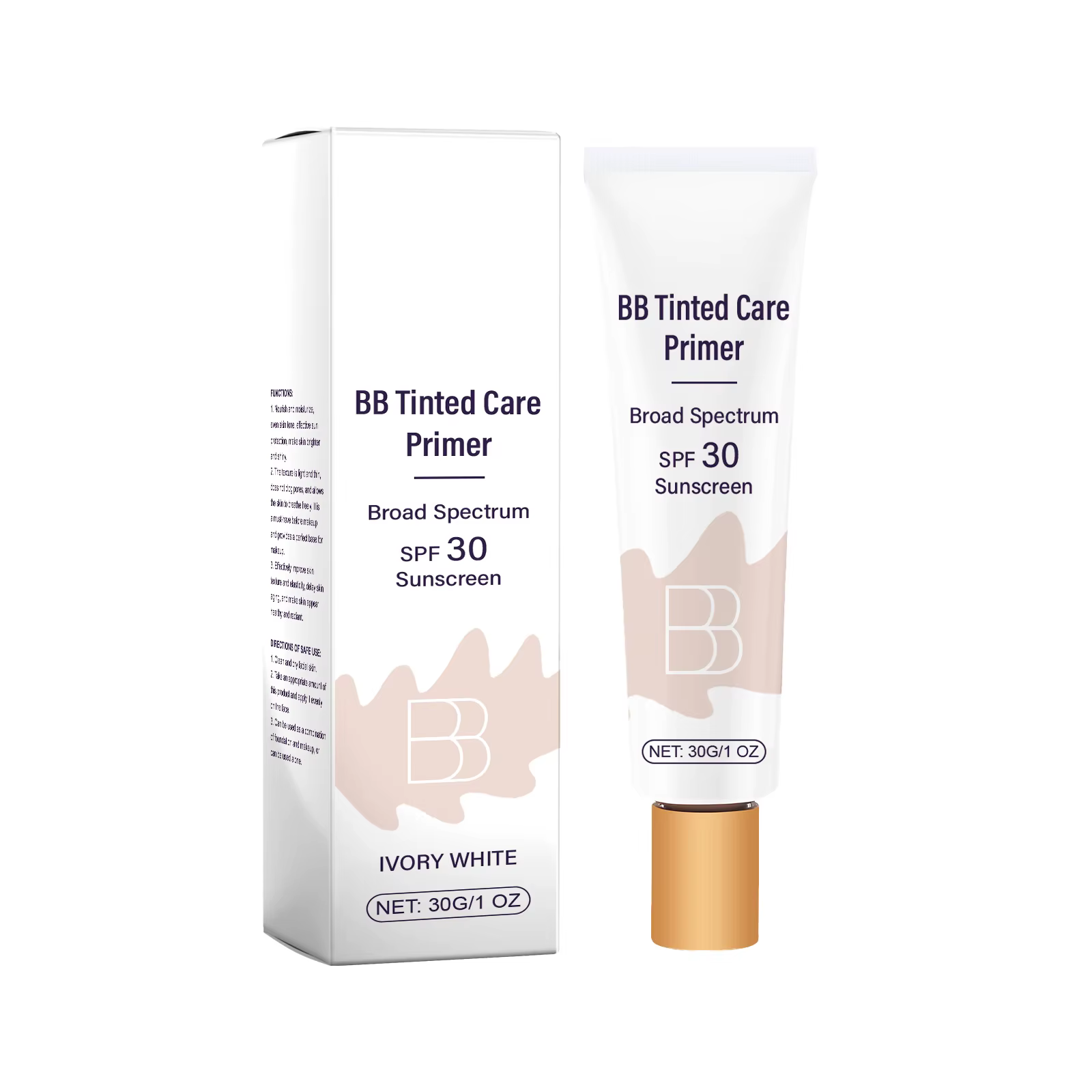 Niacinamide crème solaire Bb série Spf30 longue durée hydrate couverture complète changement de coul