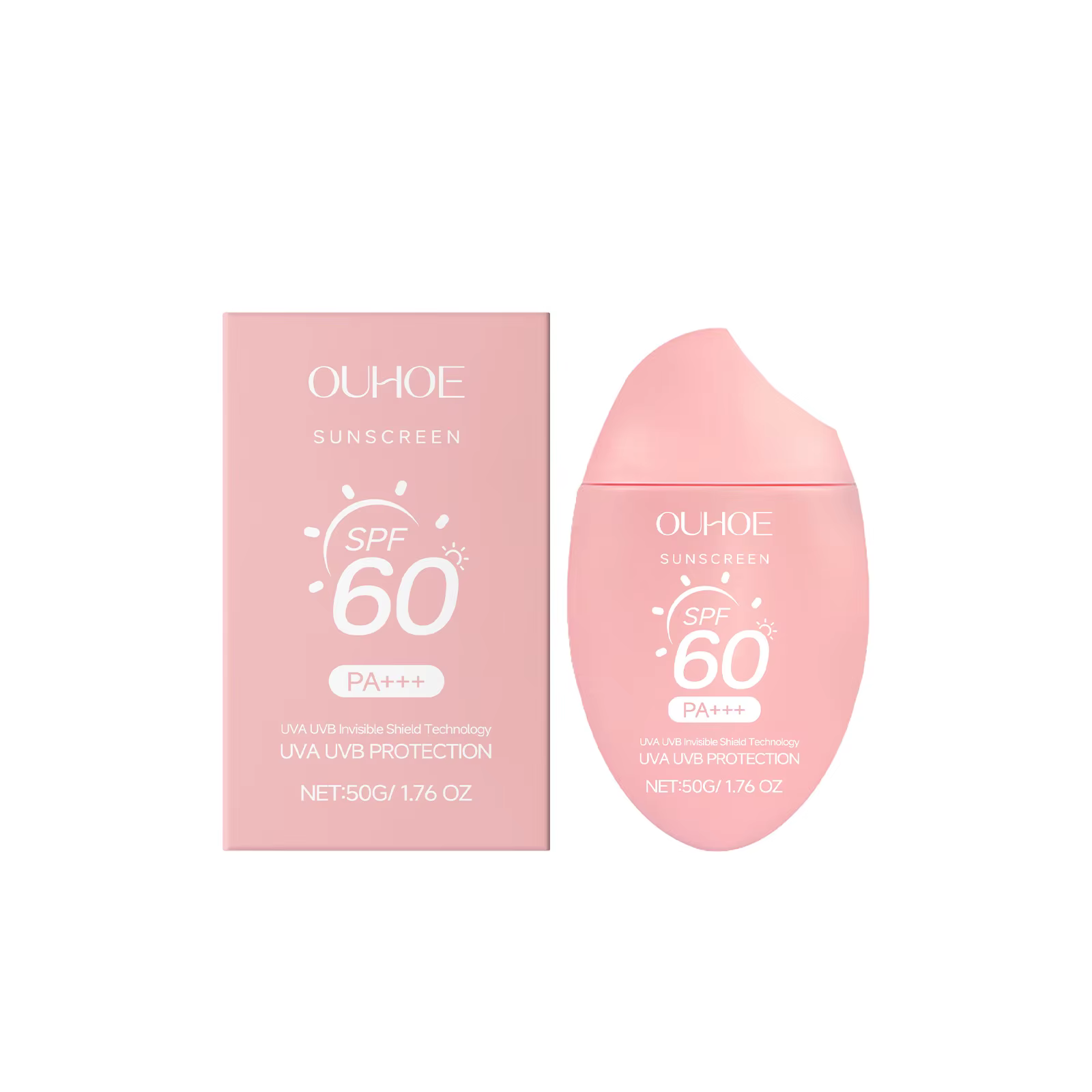 Crème solaire hydratante éclaircissante SPF50+ Protection UV Nourrissante en profondeur Non grasse U