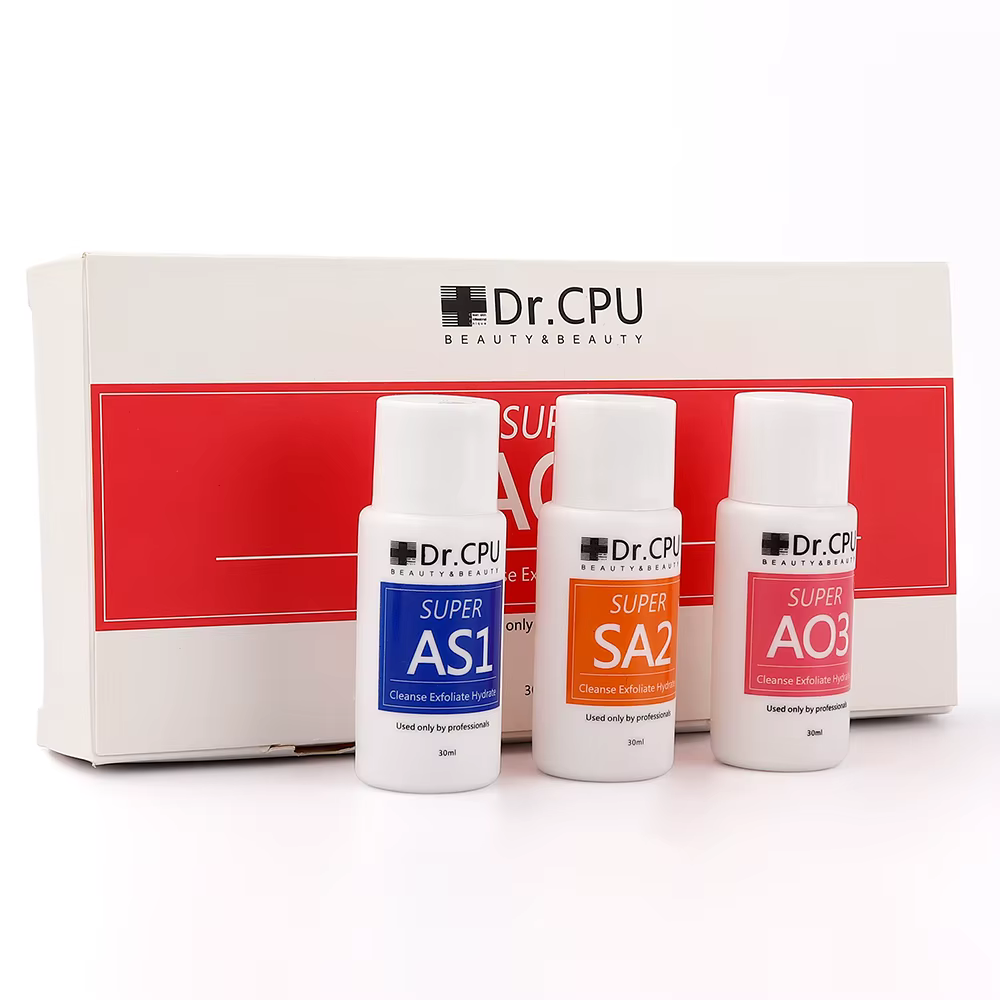Solution de Peeling Aqua pour la peau du visage, produit d'essence de nettoyage en profondeur, sérum