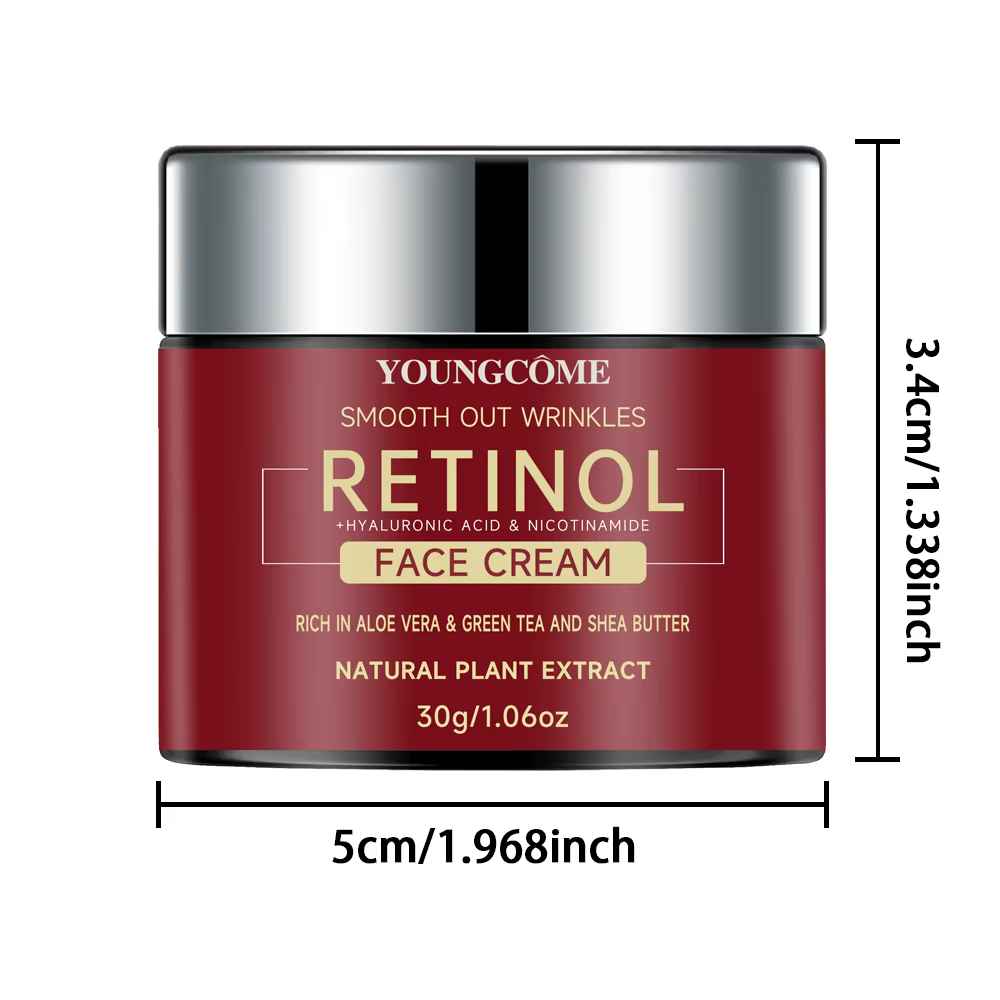 Crème raffermissante liftante au rétinol, réparatrice, hydratante, nourrissante, éclaircissante, pou