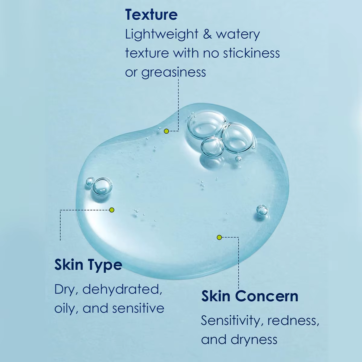 Sérum à l'acide hyaluronique à faible poids moléculaire Torriden DIVE-IN 50 ml, léger comme une plum