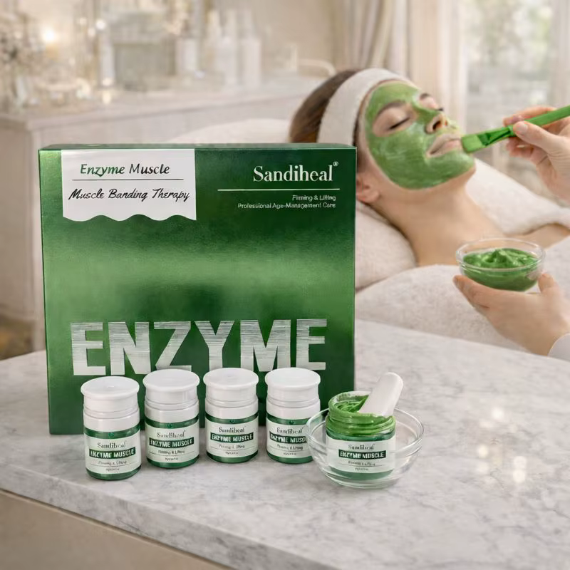 Masque enzymatique allemand pour le visage, ensemble de thérapie enzymatique, protéase, hydratant, é