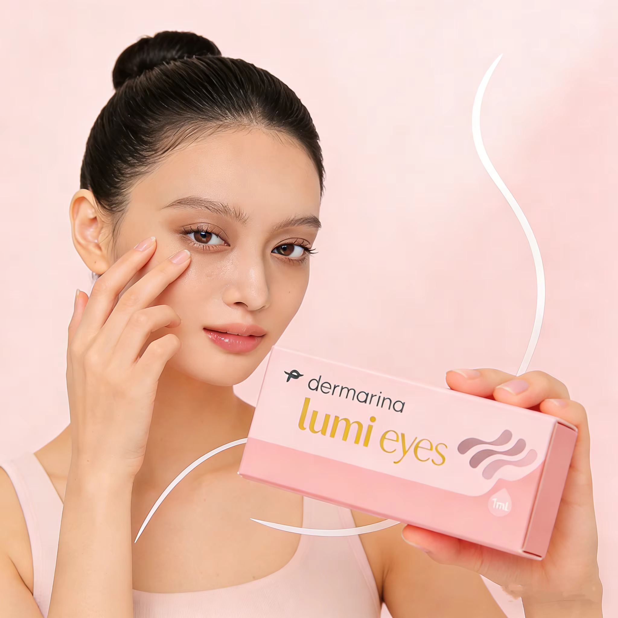 Sérum pour les yeux Lumi Eyes 1 ml, élimination des cernes et des poches sous les yeux, solution à l