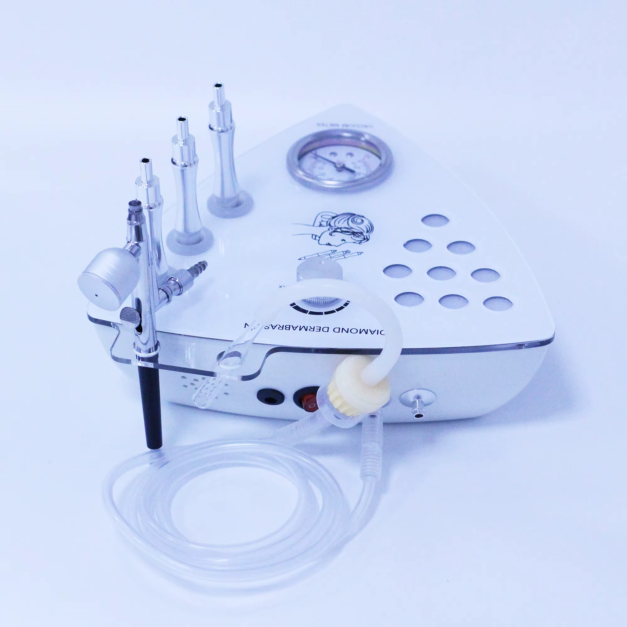 Appareil de microdermabrasion faciale à pointe diamant Beemyi - Appareil de thérapie par aspiration 