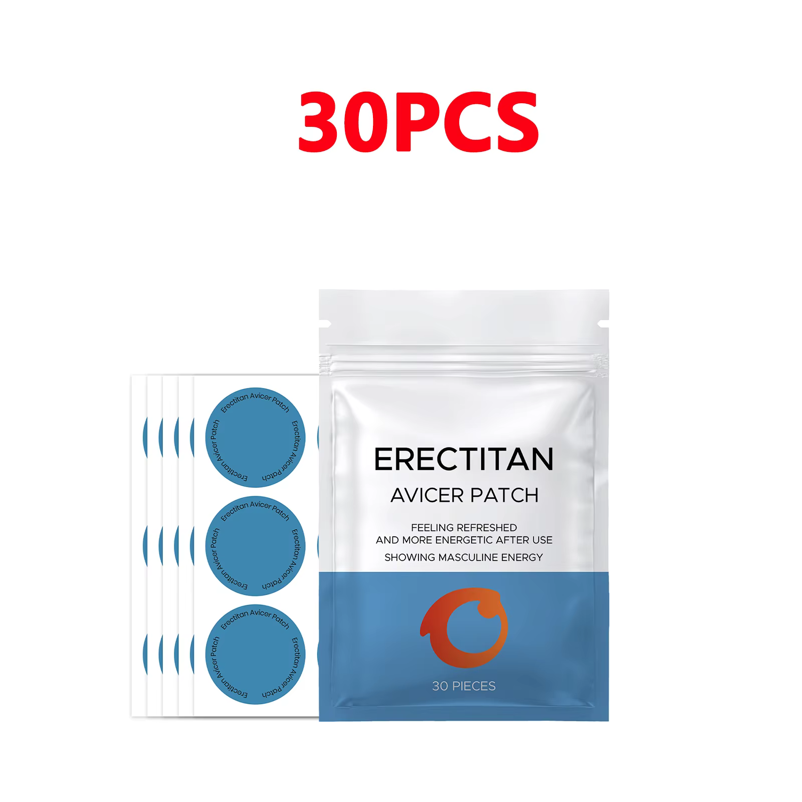 Patch de santé pour hommes, patchs de soutien pour amélioration masculine, supplément naturel à base