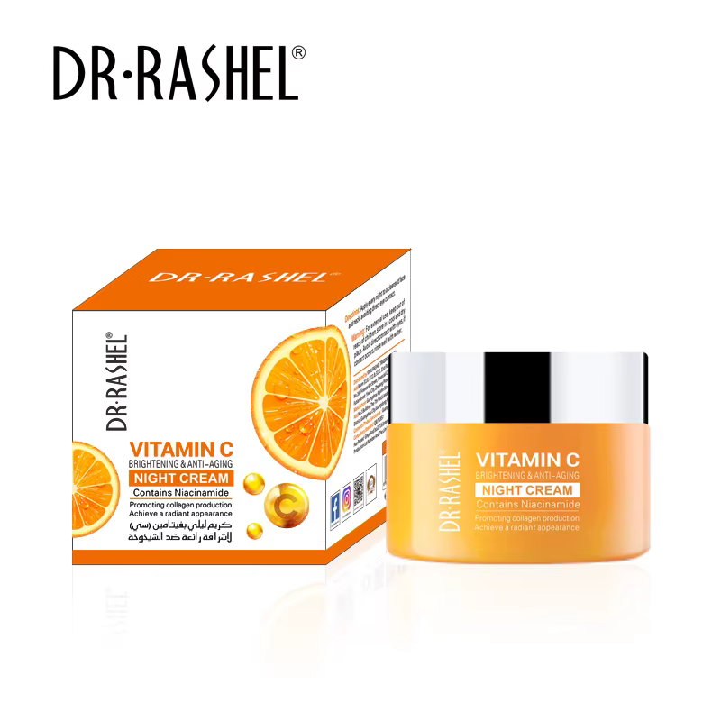 DR RASHEL Soins de la peau Crème de nuit anti-âge à la vitamine C 50G