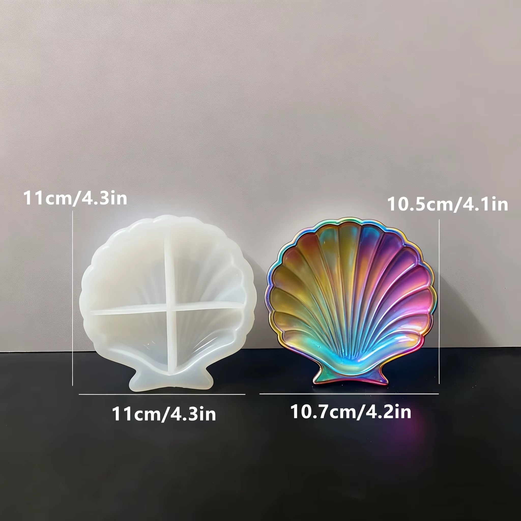 Moule en résine de coque de silicone, boîte de rangement de bijoux artisanaux, coque de porte-savon,