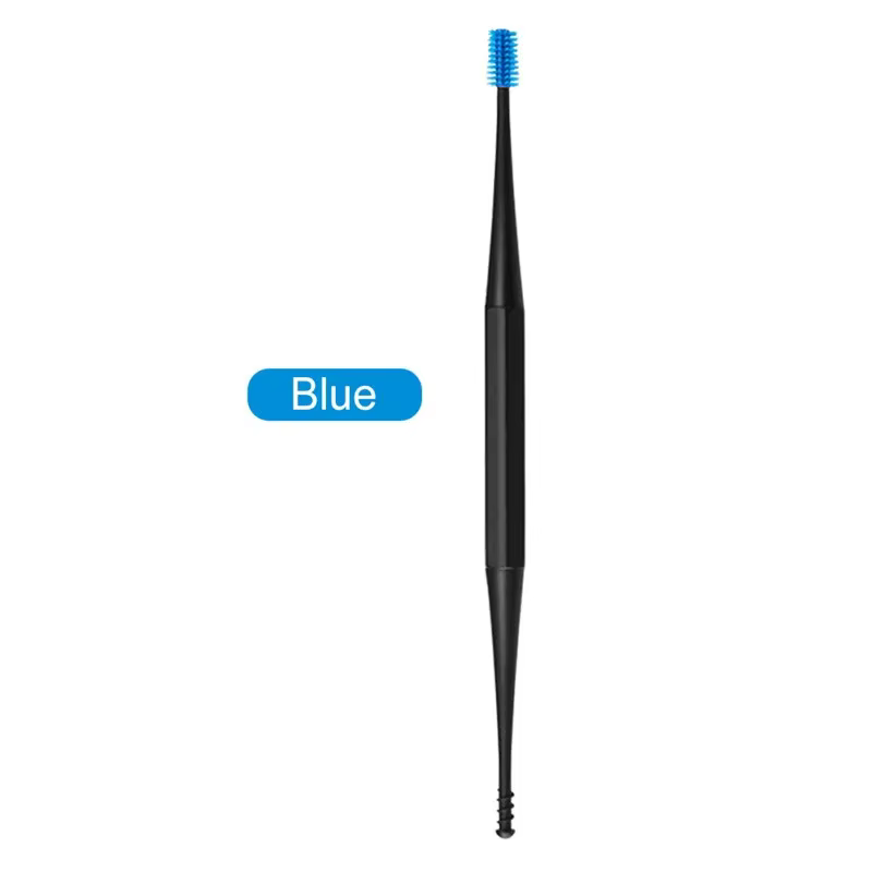 Nettoyeur d'oreille à Double extrémité en Silicone souple, facile à enlever le cérumen, nettoyeur en