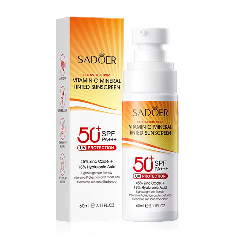 SADOER Spf 50 + crème solaire Spray crèmes blanchissantes Anti-âge visage corps utilisation protecte