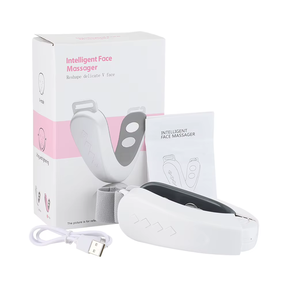 Dispositif électrique de Lifting du visage, Micro-courant, dissolvant de Double menton, masseur Faci