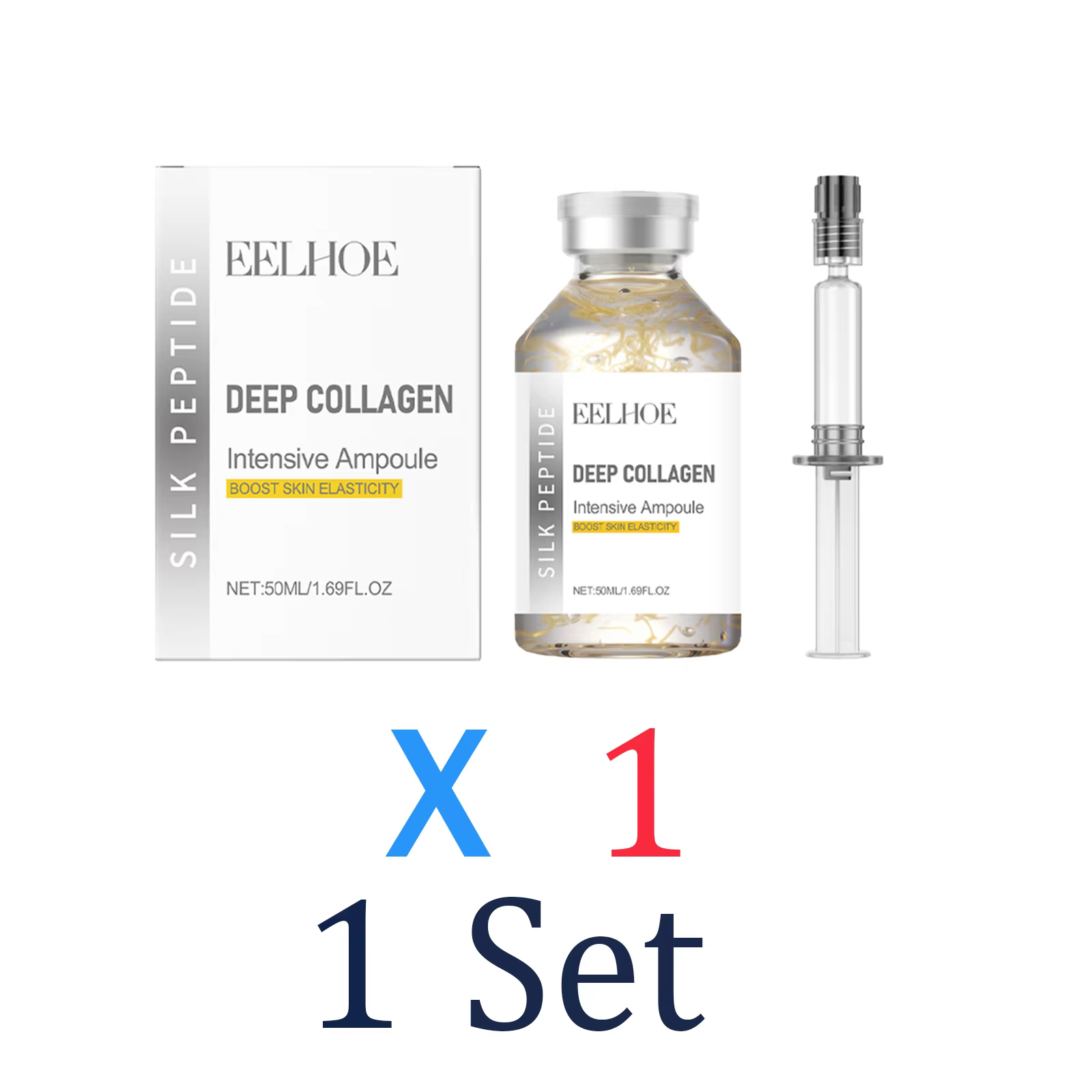 Sérum Visage au Collagène Profond, Peptides de Soie et Niacinamide – Protection de la Barrière Cutan