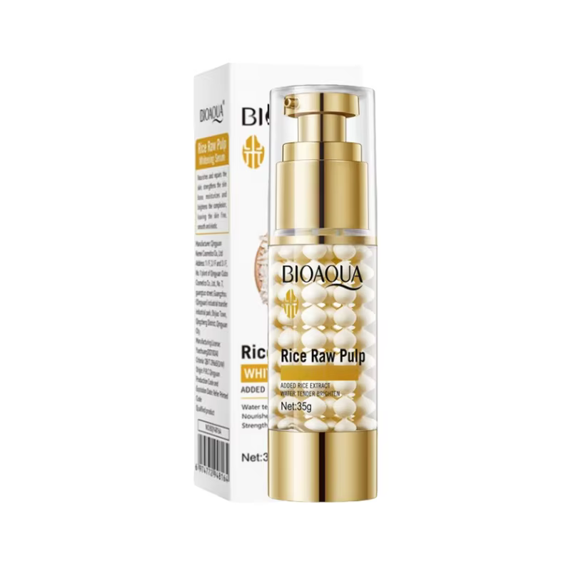 ￼     1 pièce - Crème d'essence de riz pour le visage, contenant de l'essence de riz et d'autres ing