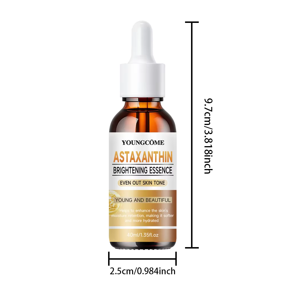 YOUNGCOME Astaxanthine raffermissant et hydratant Essence Anti-âge lisse les rides hydrate éclaircit