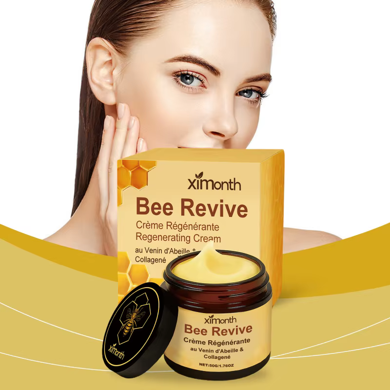 Crème de soin pour la peau au venin d'abeille – 50 g d'alimentation douce, hydratation profonde, ver