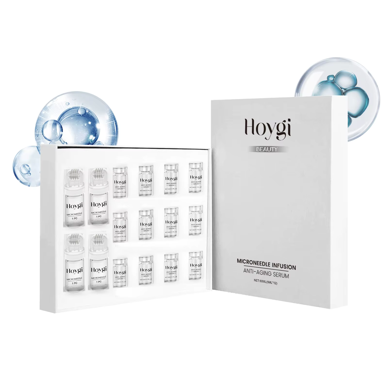 Ensemble de rouleaux faciaux Daily Glow Dewy Radiance - Sérum nourrissant et doux pour un teint hydr