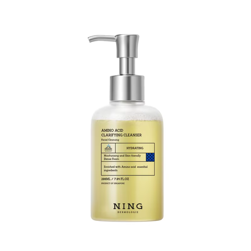 NING DERMOLOGIE Nettoyant pour le visage coréen aux acides aminés avec acide salicylique aide à ress