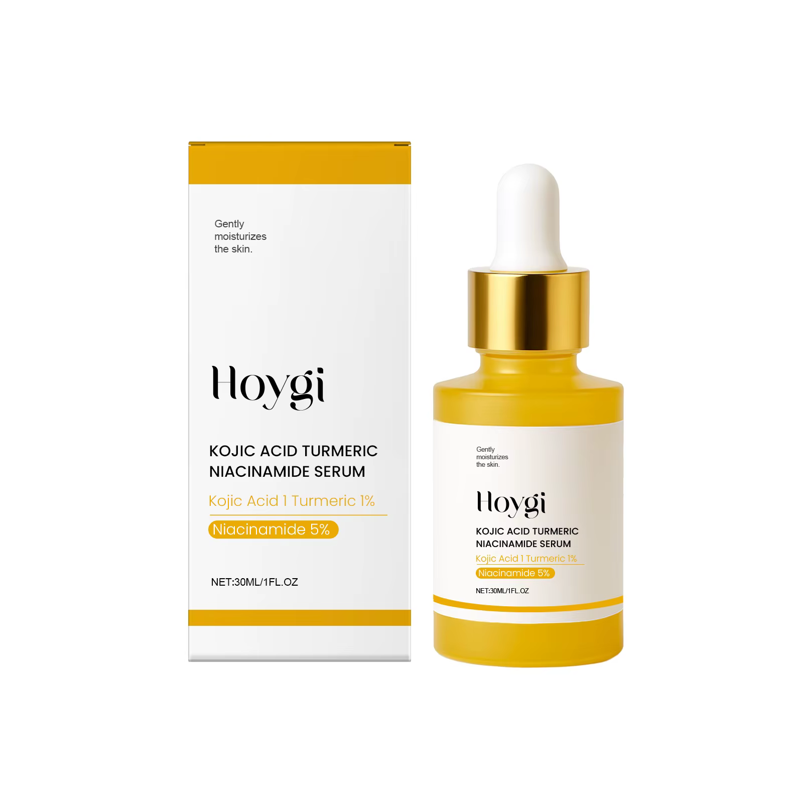 Sérum à 5% de niacinamide, essence éclaircissante pour le visage au kojic et au curcuma, améliore la