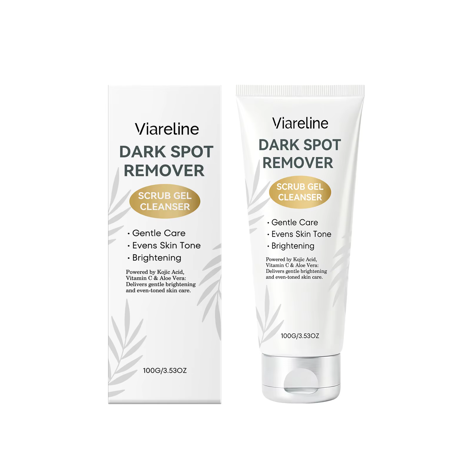 Gel Nettoyant Exfoliant Éclaircissant pour le Visage – Nettoyage Profond des Pores, Atténue les Tach