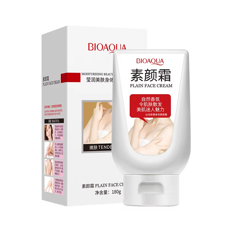 Bioaqua-Crème hydratante Blanche Neige pour femme, 180ml, soin du visage, filtrante, gratitude, maqu