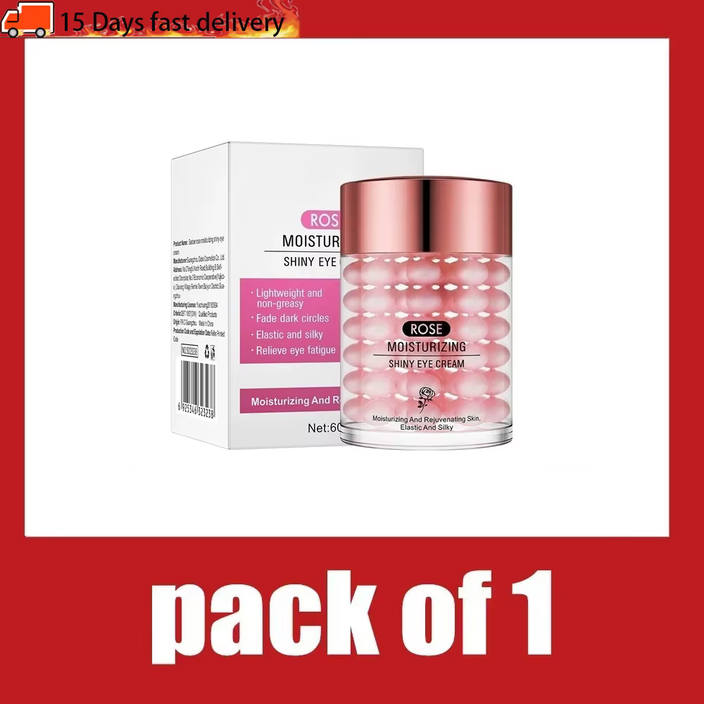 Sérum Contour des Yeux à l'Infusion de Rose Apaisant Anti-Poches Améliorant la Texture et la Vitalit