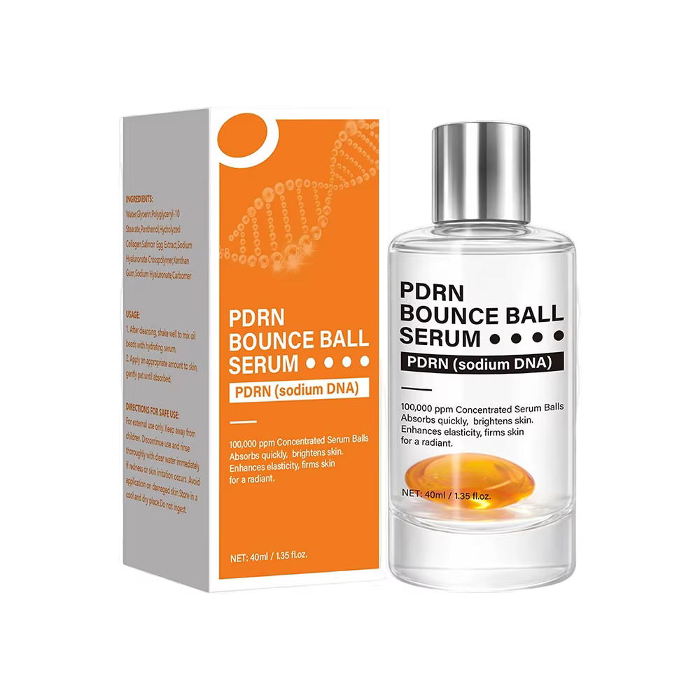 Sérum Balle Rebondissante au PDRN de Saumon 99% Pur ADN de Saumon pour Raffermir la Peau, Hydrate et