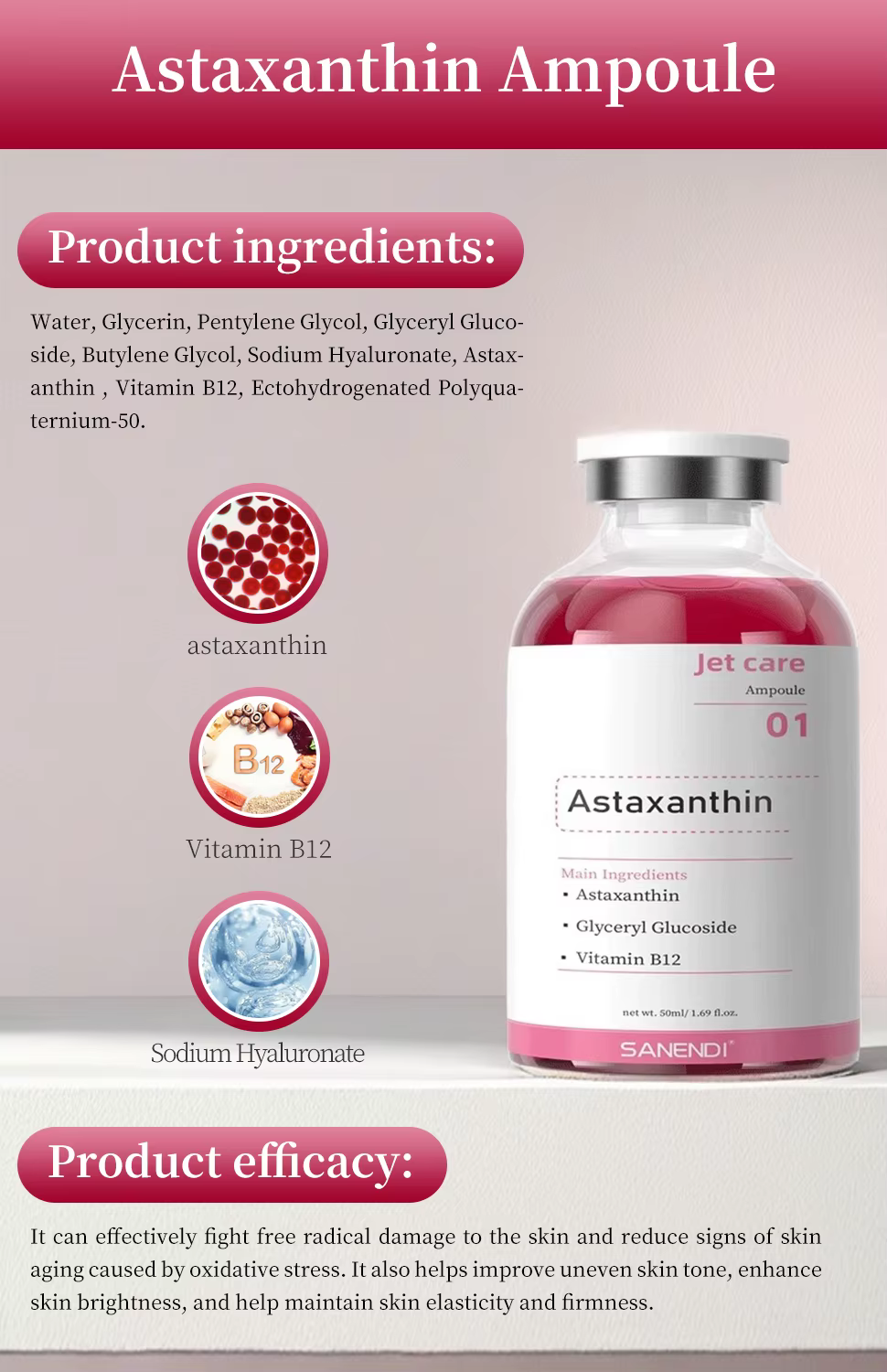 Sérum exfoliant au jet, nouvelle revive, hydrate, détox, CO2, Anti-vieillissement, acide hyaluroniqu