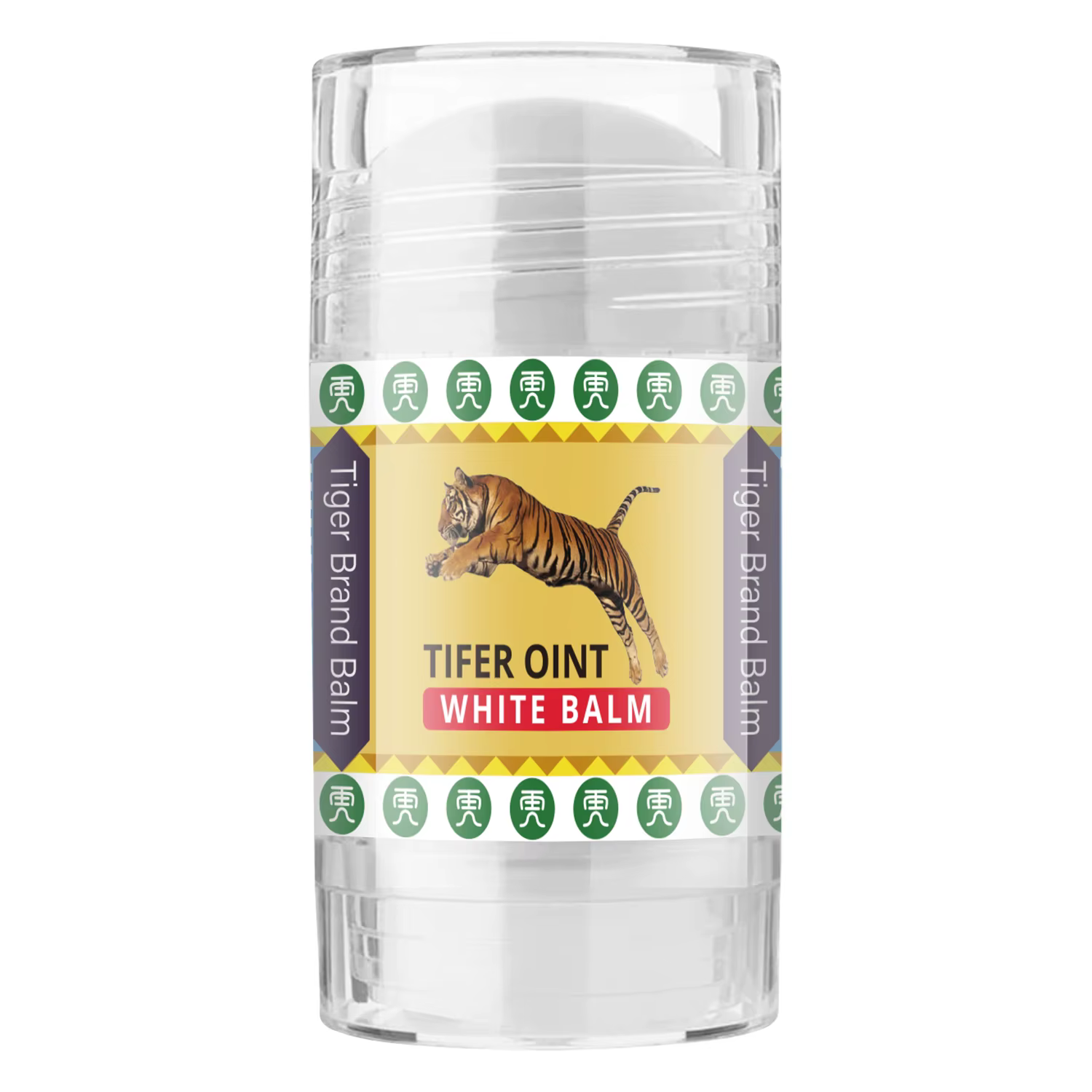 Bâton de crème de massage corporel Tiger, contient un mélange de vitamines E et d'huile d'olive, hyd