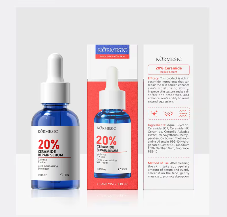 AHA rajeunissement Niacinamide éclaircissant visage sérum Hexapeptide céramide panthénol Essence Ant