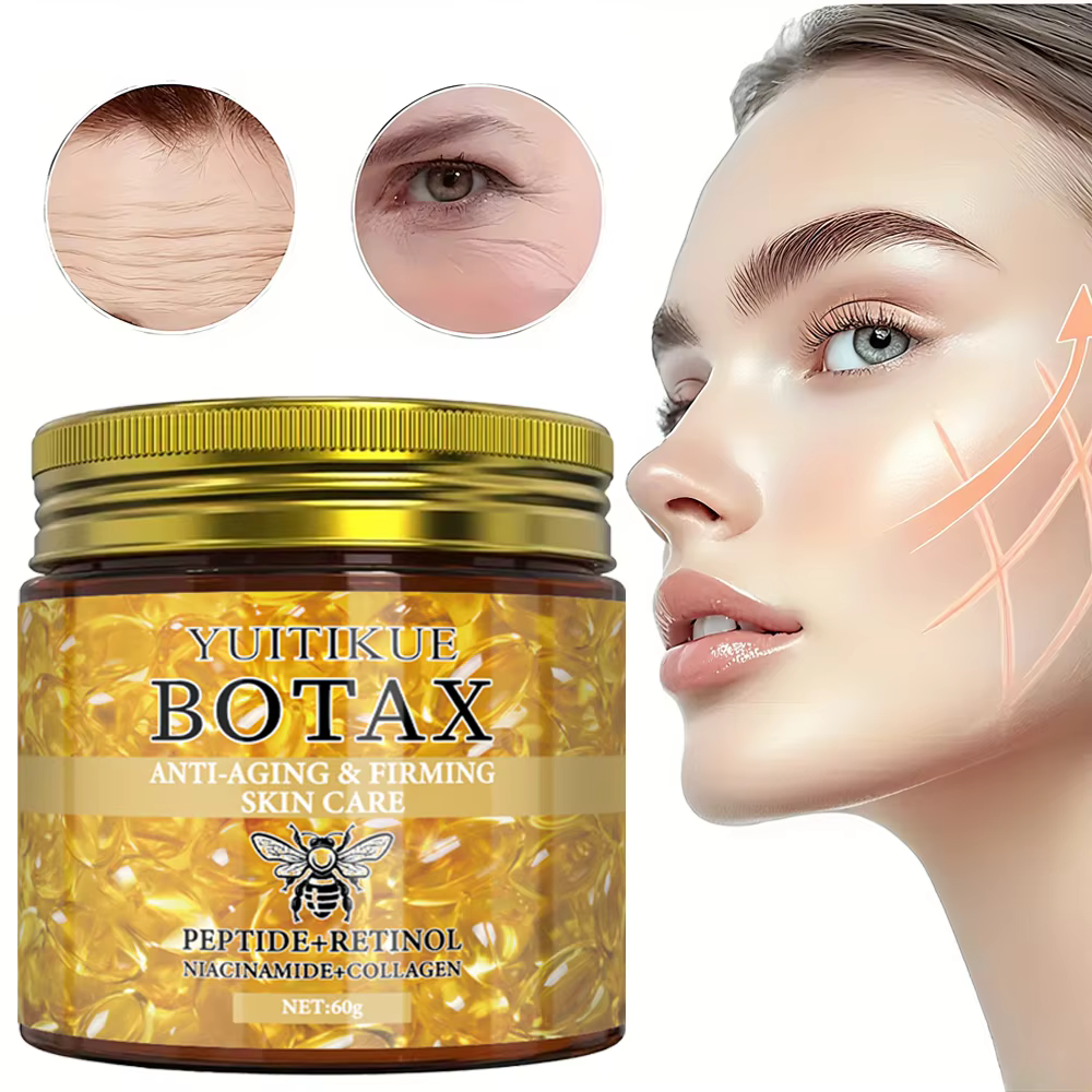 Crème visage effet BOTAX – Traitement liftant instantané et anti-rides avec formule non grasse pepti