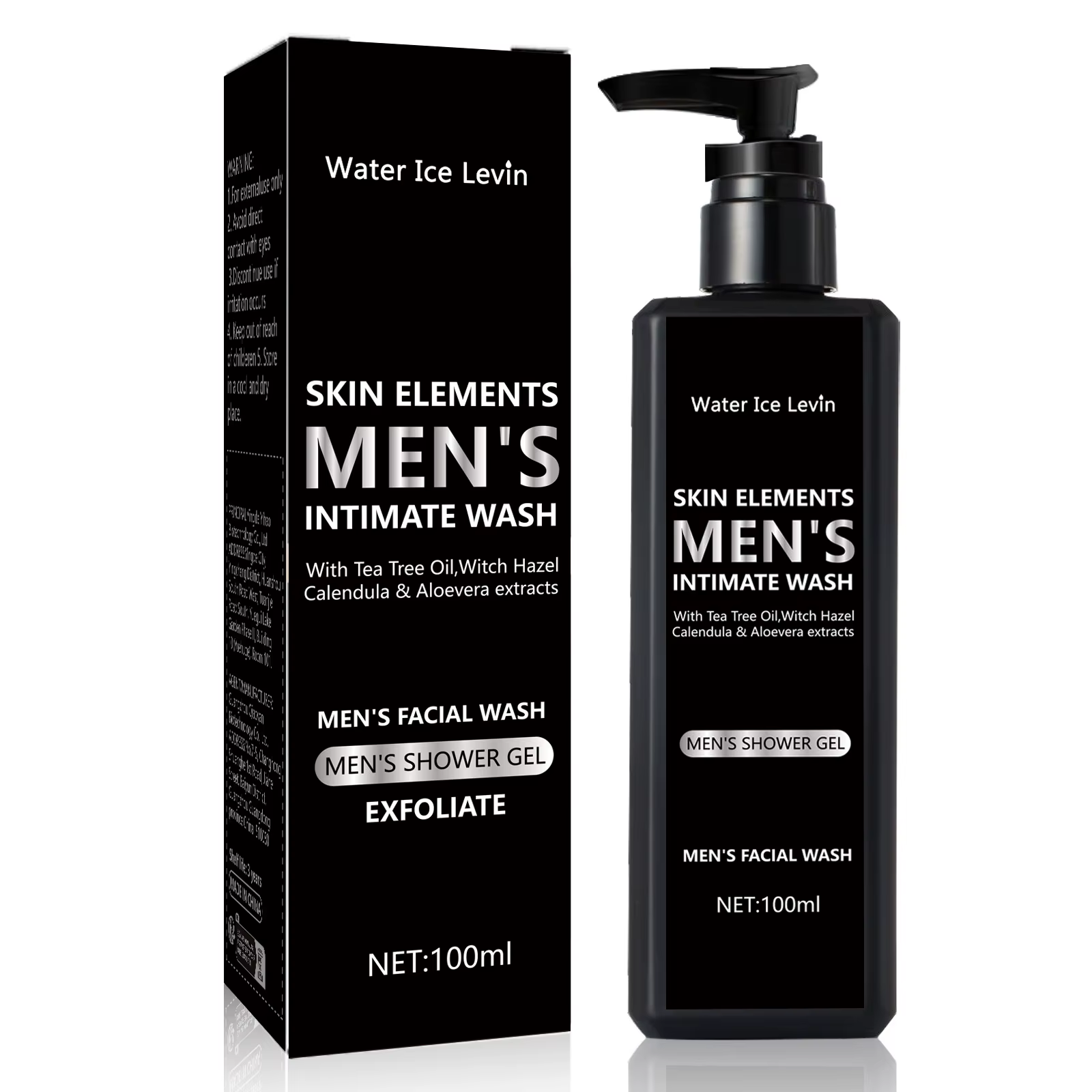 Nettoyant pour le visage pour hommes 100ML pour le nettoyage et le bain quotidiens, adapté aux peaux