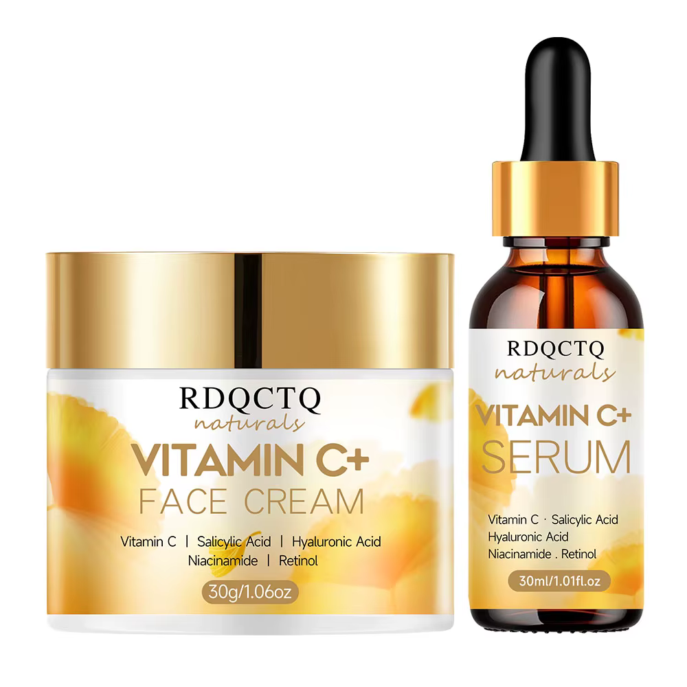 Ensemble de 2 pièces crème et sérum à la vitamine C : titre AliExpress optimisé avec des ingrédients
