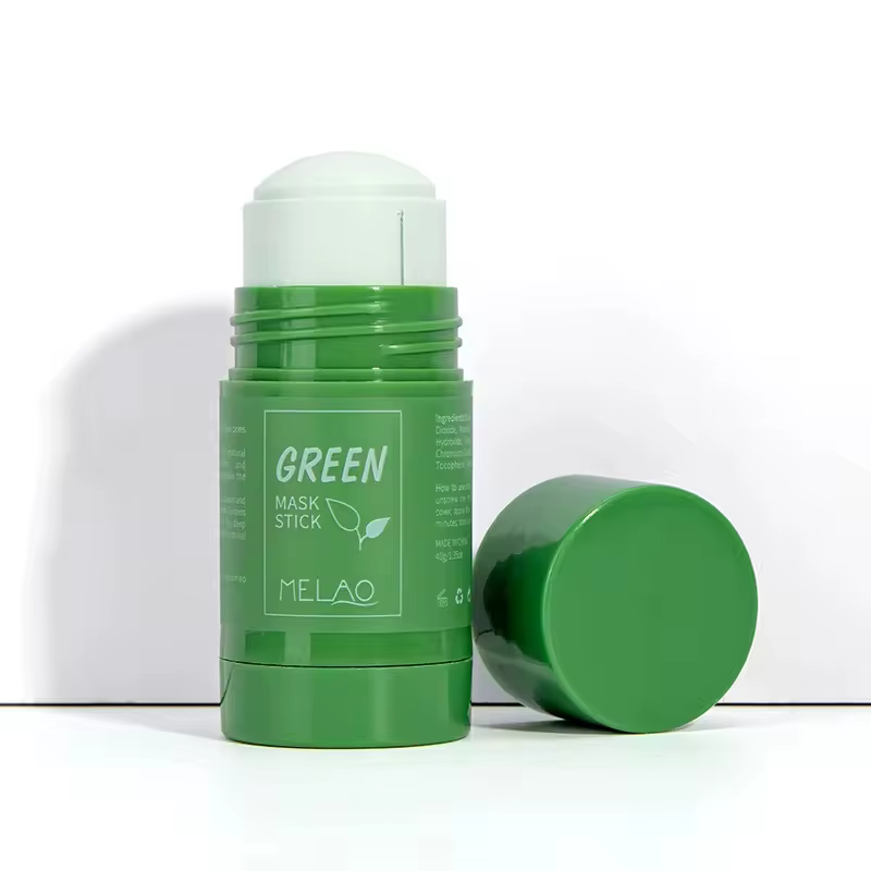MELAO masque en argile détox purifiant naturel masquage de boue de thé vert pour le visage bâton de