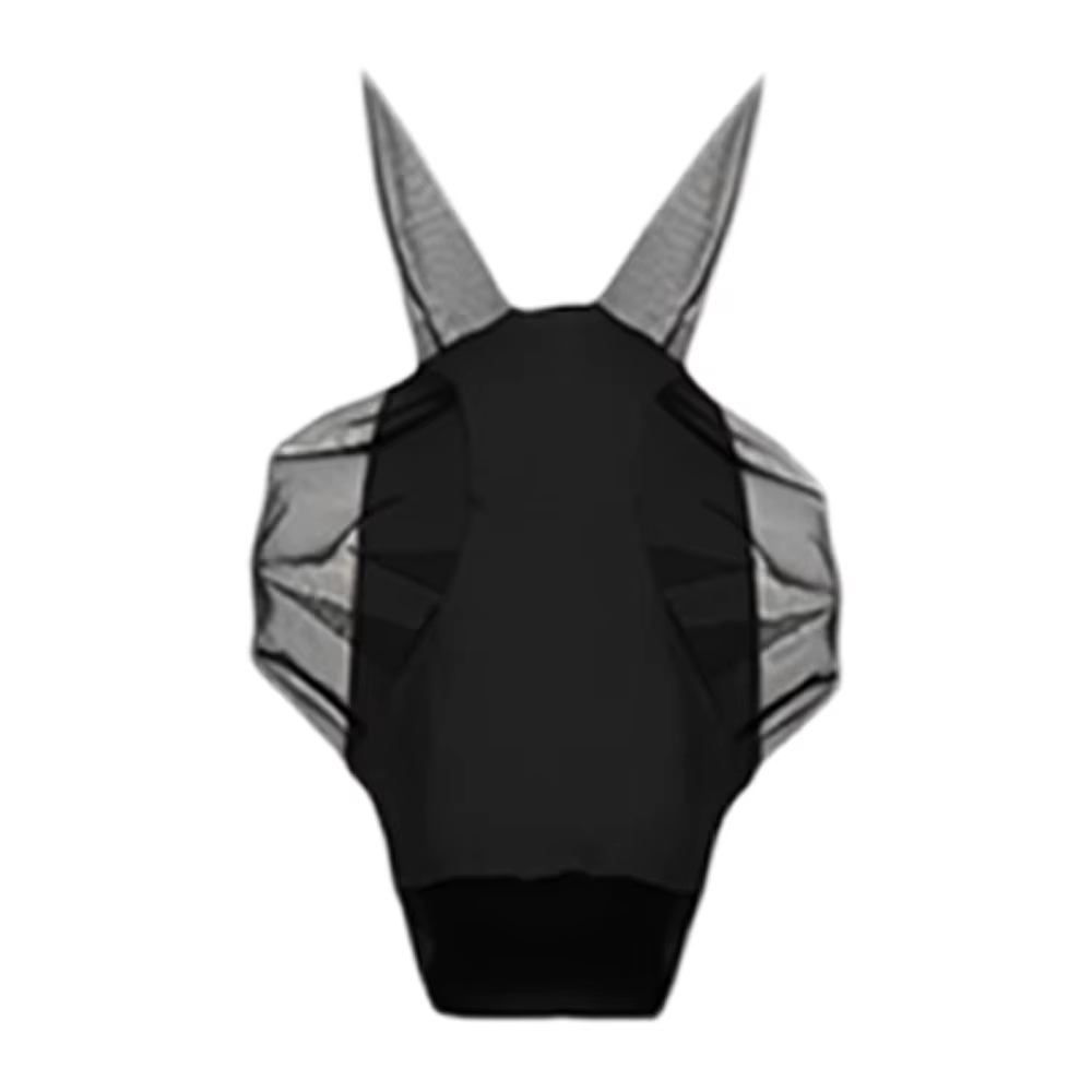 Masque anti-mouches pour chevaux, masque facial de course pour chevaux, couverture anti-insectes pou